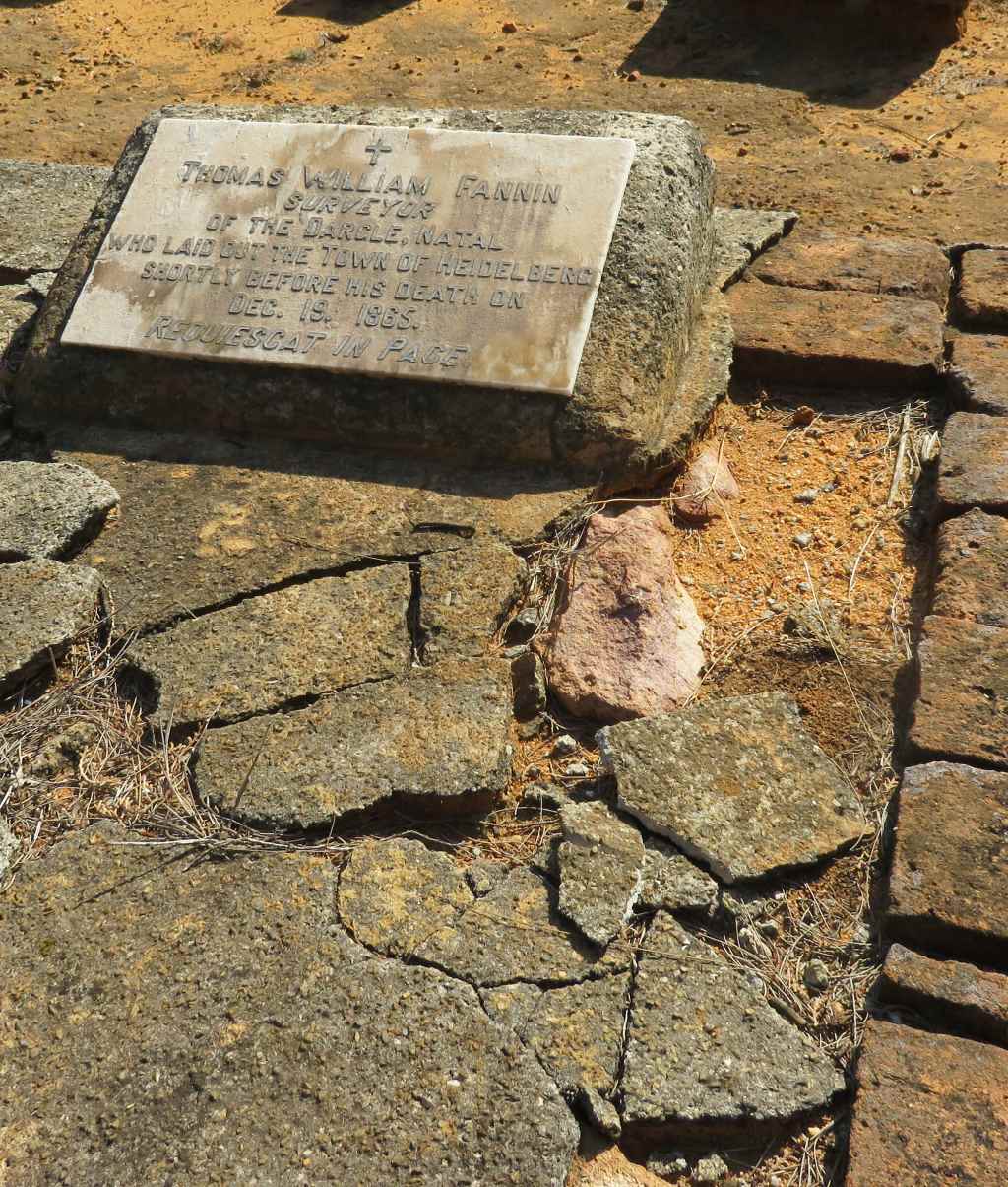 Heidelberg Fannin grave
